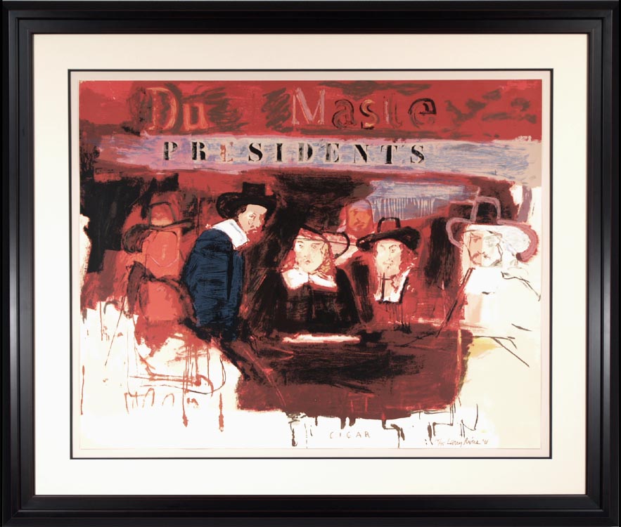 Dutch Masters, Color Screenprint By Larry Rivers
