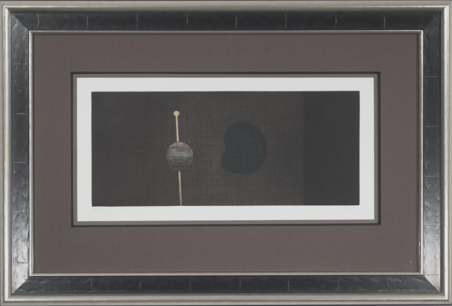 Yellow Needle, A Color Mezzotint By Hamaguchi